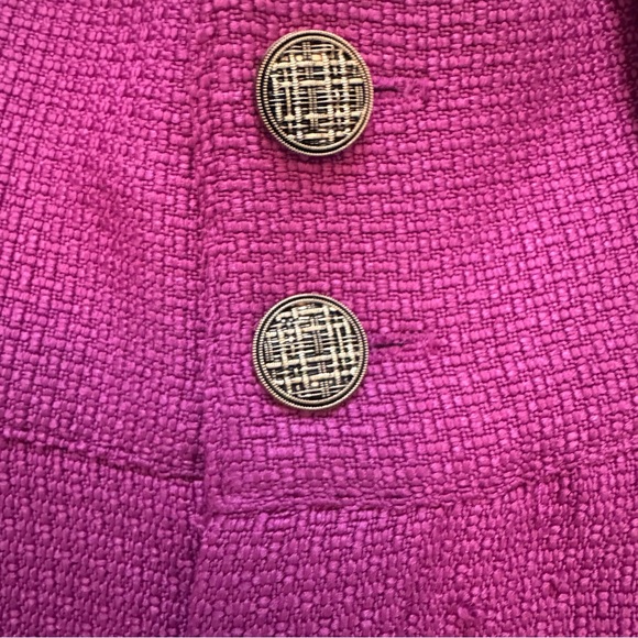 Cider Pink Pleated High Waist Wide Leg Textured Trousers Pants Women’s Small‎ - Picture 5 of 10